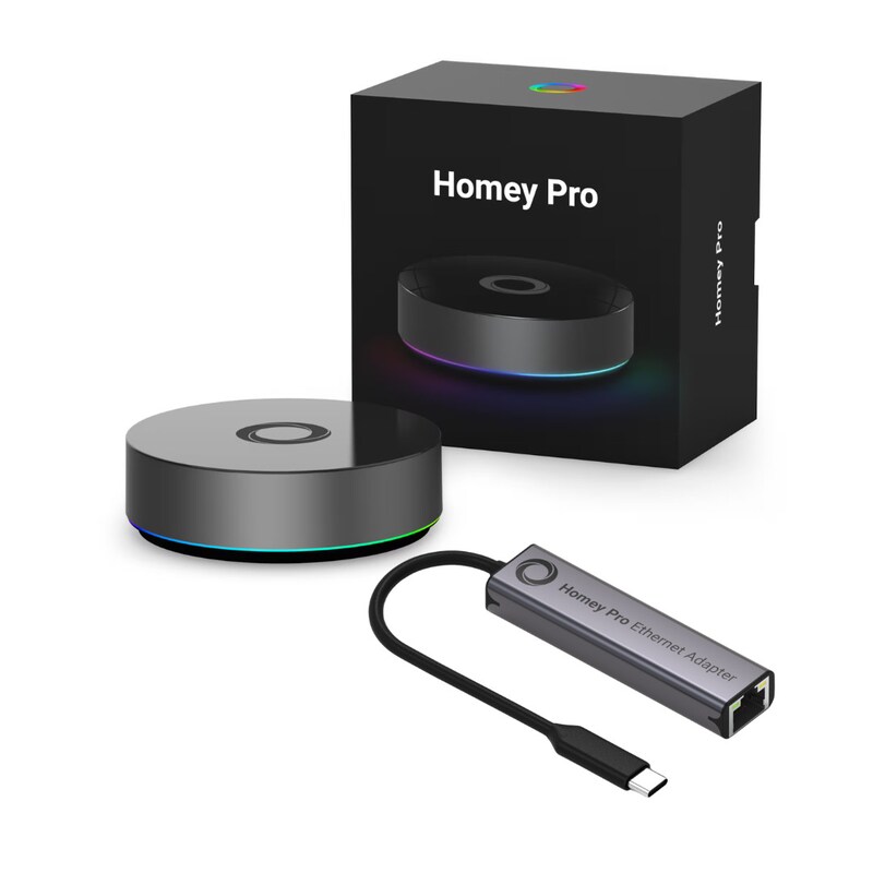 Zentrale günstig Kaufen-Homey Pro Smart-Home-Zentrale Gateway + Ethernet Adapter. Homey Pro Smart-Home-Zentrale Gateway + Ethernet Adapter <![CDATA[• Steuereinheit • Kompatibel zu allen Z-Wave-Komponenten • Einfache Einrichtung & Bedienung per App • WLAN, ZigBee, Z-Wave Plus, Bl