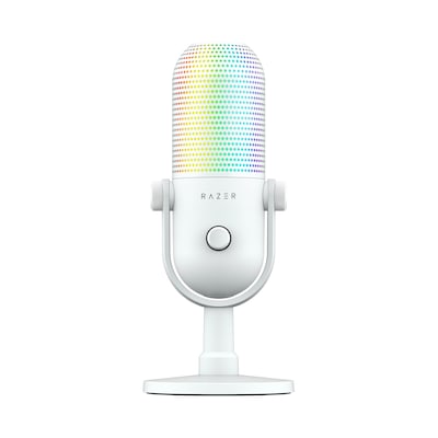 Of 3 günstig Kaufen-RAZER Seiren V3 Chroma Weiß - RGB USB Mikrofon mit Tap-to-Mute-Funktion. RAZER Seiren V3 Chroma Weiß - RGB USB Mikrofon mit Tap-to-Mute-Funktion <![CDATA[• Reaktive Beleuchtung für Stream und Spiel • Multi-Funktions-Tap-to-Mute-Sensor • S