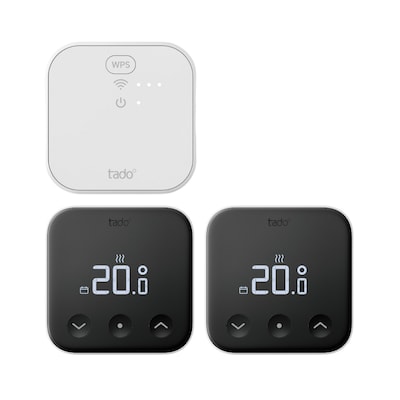 tado° X Starter Set Smarte Heizung Fußboden • 2x Raumthermostat