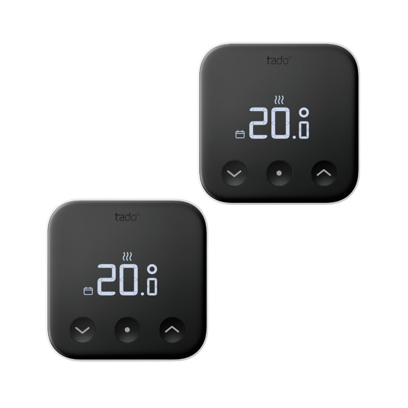 Geld sparen günstig Kaufen-tado° X Smartes Thermostat Fußboden • 2er Pack. tado° X Smartes Thermostat Fußboden • 2er Pack <![CDATA[• durch effizientes Heizen jeden Tag Energie und Geld sparen • Temperatursteuerung in jedem Raum von überall aus per 