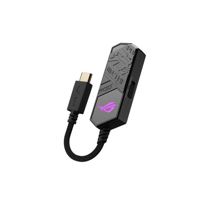 Pakt der günstig Kaufen-ASUS ROG Clavis USB-C auf 3,5mm USB-Audio-Adapter. ASUS ROG Clavis USB-C auf 3,5mm USB-Audio-Adapter <![CDATA[• Kompakte externe USB-Soundkarte mit virtuellem 7.1-Surround-Sound • Die MQA-Rendering-Technologie liefert ein Audio-Erlebnis in Studioquali