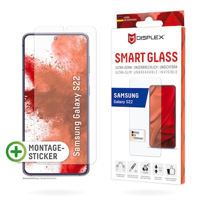 auf Samsung günstig Kaufen-DISPLEX Smart Glass Samsung Galaxy S22/S23. DISPLEX Smart Glass Samsung Galaxy S22/S23 <![CDATA[• DISPLEX Smart Glass Samsung Galaxy S22/S23 • Smart Glass (9H), unzerbrechlich, ultra-dünn, unsichtbar • Effektiver Schutz vor Aufprall und Bruch • W