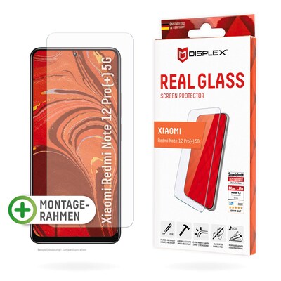 10 5G günstig Kaufen-DISPLEX Real Glass Xiaomi Redmi Note 12 Pro(+) 5G. DISPLEX Real Glass Xiaomi Redmi Note 12 Pro(+) 5G <![CDATA[• DISPLEX Real Glass Xiaomi Redmi Note 12 Pro(+) 5G • Kratzer-resistent dank extrem hartem „tempered Glass“ (10H) • Effektiver Schutz v