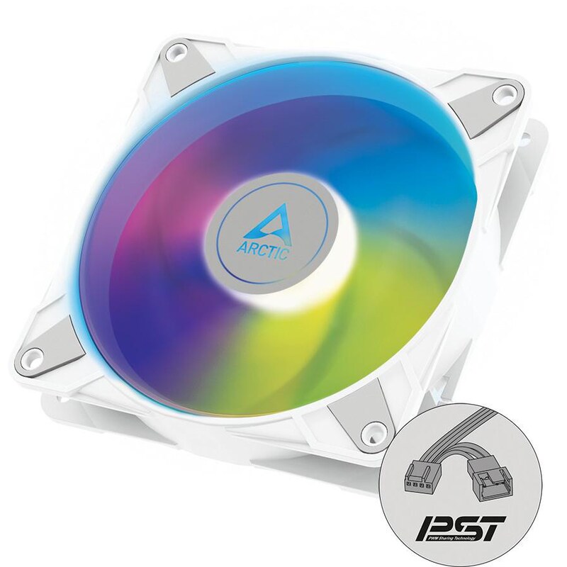 RG ARC günstig Kaufen-ARCTIC Gehäuselüfter P14 PWM PST A-RGB 0dB weiß, 140 mm, 4-pin. ARCTIC Gehäuselüfter P14 PWM PST A-RGB 0dB weiß, 140 mm, 4-pin <![CDATA[• 1x 140x140mm Lüfter, 27 mm Einbautiefe • Drehzahlbereich: 200 rpm bis 1900 rpm • Max. D