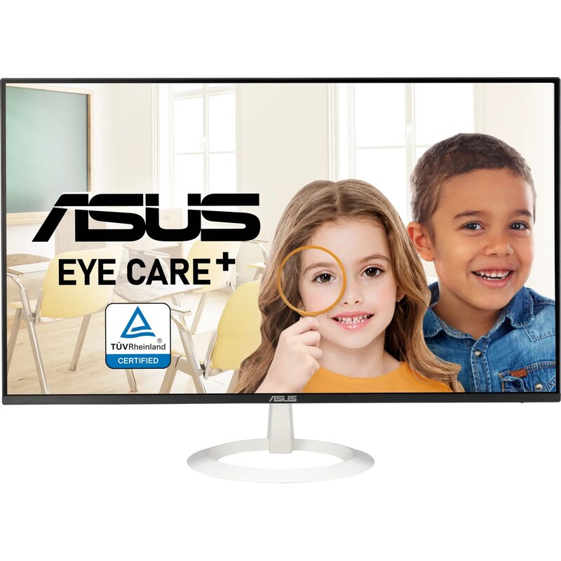 DisplayPort/HDMI günstig Kaufen-ASUS VZ27EHF-W 68,6cm (27") FHD IPS Office Monitor 16:9 HDMI 100Hz 5ms Sync Weiß. ASUS VZ27EHF-W 68,6cm (27") FHD IPS Office Monitor 16:9 HDMI 100Hz 5ms Sync Weiß <![CDATA[• Energieeffizienzklasse: D • 68.6 cm (27 Zoll), 1920 x 1080 (Ful