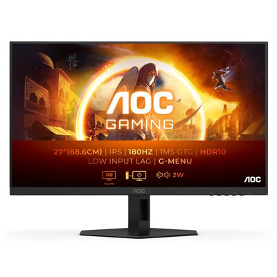 cm x  günstig Kaufen-AOC 27G4XE 68,6cm (27“) FHD IPS Gaming Monitor 16:9 HDMI/DP 180Hz 1ms (GtG), 0.5ms (MPRT)  G-Sync. AOC 27G4XE 68,6cm (27“) FHD IPS Gaming Monitor 16:9 HDMI/DP 180Hz 1ms (GtG), 0.5ms (MPRT)  G-Sync <![CDATA[• Energieeffizienzklasse: E • 6