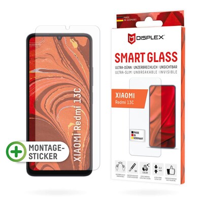 Xiaomi  günstig Kaufen-DISPLEX Smart Glass Xiaomi Redmi 13C. DISPLEX Smart Glass Xiaomi Redmi 13C <![CDATA[• DISPLEX Smart Glass Xiaomi Redmi 13C • Smart Glass (9H), unzerbrechlich, ultra-dünn, unsichtbar • Effektiver Schutz vor Aufprall und Bruch • Weniger Fett- & Sch