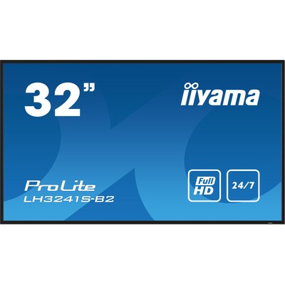 Il y günstig Kaufen-iiyama ProLite LH3241S-B2 80cm (31.5") FHD Signage Monitor VGA/HDMI/RJ45. iiyama ProLite LH3241S-B2 80cm (31.5") FHD Signage Monitor VGA/HDMI/RJ45 <![CDATA[• Größe: 80cm (31.5 Zoll), Bildformat: 16:9 • Auflösung: 1.920 x 1.080, HD-Status: F