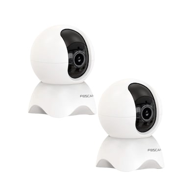 ca 25 günstig Kaufen-Foscam X5 5 MP Überwachungskamera weiß • 2er Pack. Foscam X5 5 MP Überwachungskamera weiß • 2er Pack <![CDATA[• Einsatzzweck: innen • Auflösung: 2560 x 1920 Pixel • Bewegungserkennung, Nachtsicht • Konnektivität