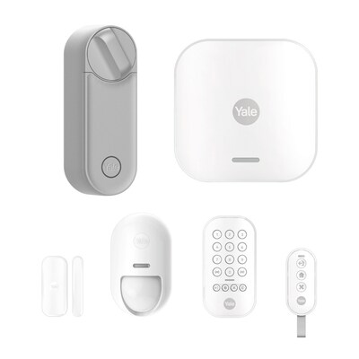 Start in günstig Kaufen-Yale Smart Alarm Starter Kit • mit Linus L2 Smart Lock. Yale Smart Alarm Starter Kit • mit Linus L2 Smart Lock <![CDATA[• Inkl. Zentrale, Bewegungssensor, Türsensor, Keypad & Fernbedienung • Steuerung von 4 Zonen • Backup Modul für 1