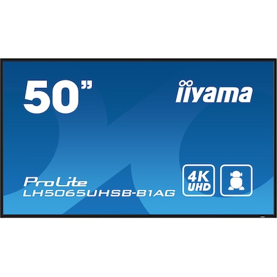 CM 125 günstig Kaufen-iiyama ProLite LH5065UHSB-B1AG 125,7cm (50") 4K UHD Signage Monitor DP/HDMI/RJ45. iiyama ProLite LH5065UHSB-B1AG 125,7cm (50") 4K UHD Signage Monitor DP/HDMI/RJ45 <![CDATA[• Größe: 125.7cm (50 Zoll), Bildformat: 16:9 • Auflösung: 3.840 x 2.