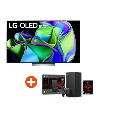 Go 2 günstig Kaufen-LG OLED48C37LA 121cm 48" 4K OLED EVO mit Xbox Series X. LG OLED48C37LA 121cm 48" 4K OLED EVO mit Xbox Series X <![CDATA[• Energieeffizienzklasse: G • Diagonale: 121 cm / 48 Zoll 4K (Ultra HD) Hz • 4x HDMI - 3x USB - LAN-Anschluss • Farbe: 