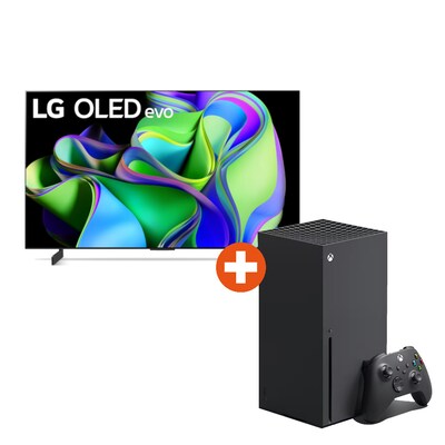 Hdmi günstig Kaufen-LG OLED42C37LA 106cm 42" 4K OLED EVO mit Xbox Series X. LG OLED42C37LA 106cm 42" 4K OLED EVO mit Xbox Series X <![CDATA[• Energieeffizienzklasse: G • Diagonale: 106 cm / 42 Zoll 4K (Ultra HD) Hz • 4x HDMI - 3x USB - LAN-Anschluss • Farbe: 