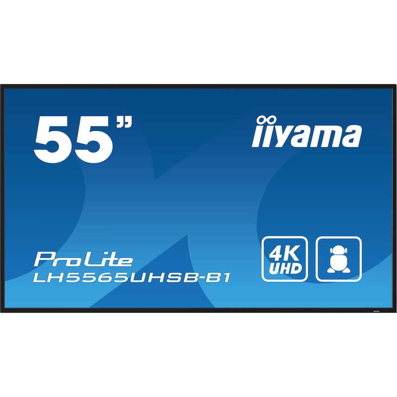 55 MS günstig Kaufen-iiyama ProLite LH5565UHSB-B1 139cm (55") 4K UHD Signage Monitor DP/HDMI/RJ45. iiyama ProLite LH5565UHSB-B1 139cm (55") 4K UHD Signage Monitor DP/HDMI/RJ45 <![CDATA[• Energieeffizienzklasse: E • 139 cm (55 Zoll), N/A 16:9 • IPS-Panel, 60 Hz, 8 ms, 