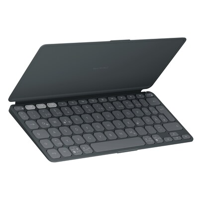 Logitech Keys-To-Go 2 Graphite - mobile kabellose Tastatur für Tablets & Notebooks