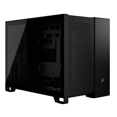 Front/Heck günstig Kaufen-Corsair 2500D Airflow schwarz Midi Tower mATX Gaming Gehäuse. Corsair 2500D Airflow schwarz Midi Tower mATX Gaming Gehäuse <![CDATA[• ATX Gaming Gehäuse mit High-Airflow Front-Panel • Schwarz • Abmessungen (L × B × H): 469mm x 304mm x 3