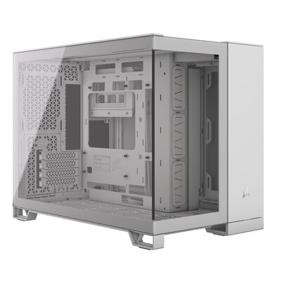 IR 2 günstig Kaufen-Corsair 2500X weiß Midi Tower mATX Gaming Gehäuse. Corsair 2500X weiß Midi Tower mATX Gaming Gehäuse <![CDATA[• ATX Gaming Gehäuse mit Tempered Glas Front-Panel • Weiß • Abmessungen (L × B × H): 479mm x 304mm x 376mm • Eins