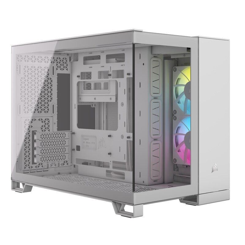aus 304 günstig Kaufen-Corsair 2500X RGB weiß Midi Tower mATX Gaming Gehäuse. Corsair 2500X RGB weiß Midi Tower mATX Gaming Gehäuse <![CDATA[• ATX Gaming Gehäuse mit Tempered Glas Front-Panel • Weiß • Abmessungen (L × B × H): 469mm x 304mm x 376mm • Einschüb
