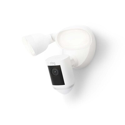 SA 2 günstig Kaufen-RING Floodlight Cam Wired Pro - 2024 weiß. RING Floodlight Cam Wired Pro - 2024 weiß <![CDATA[• 360°-Schwenk- und 169°-Neigungsabdeckung • Manueller Privatsphäre-Sichtschutz für Audio und Video • 1080p-HD-Live-Video • Nachtsicht in F