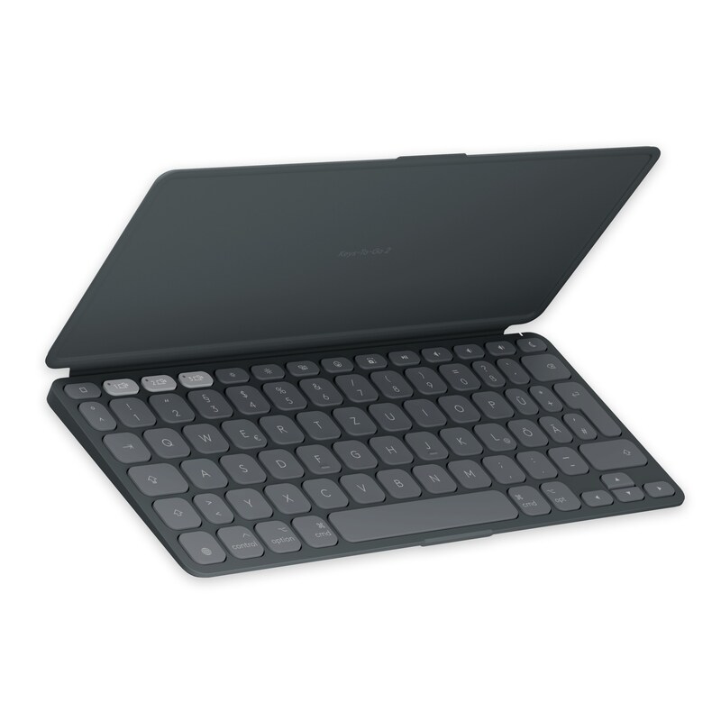 Logitech Keys-To-Go 2 for Mac, Graphite - mobile kabellose Tastatur für iPad und Mac