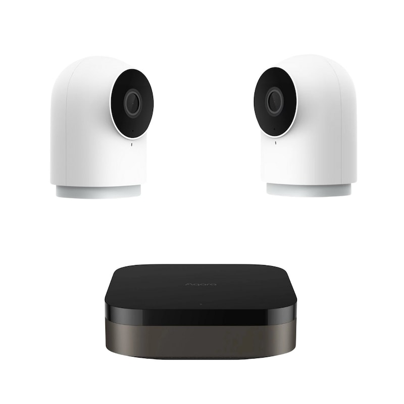 Aqara Hub günstig Kaufen-Aqara Starter Set Sicherheit • 2x Kamera G2H Pro • Hub M3. Aqara Starter Set Sicherheit • 2x Kamera G2H Pro • Hub M3 <![CDATA[• Konnektivität: Thread / Matter / Zigbee / 2.4G - 5G Dual-Band Wi-Fi / Bluetooth • Third-Parties: Ei