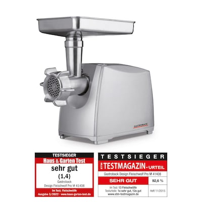 Gastroback 41408 Design Fleischwolf Pro M (2.000 Watt)