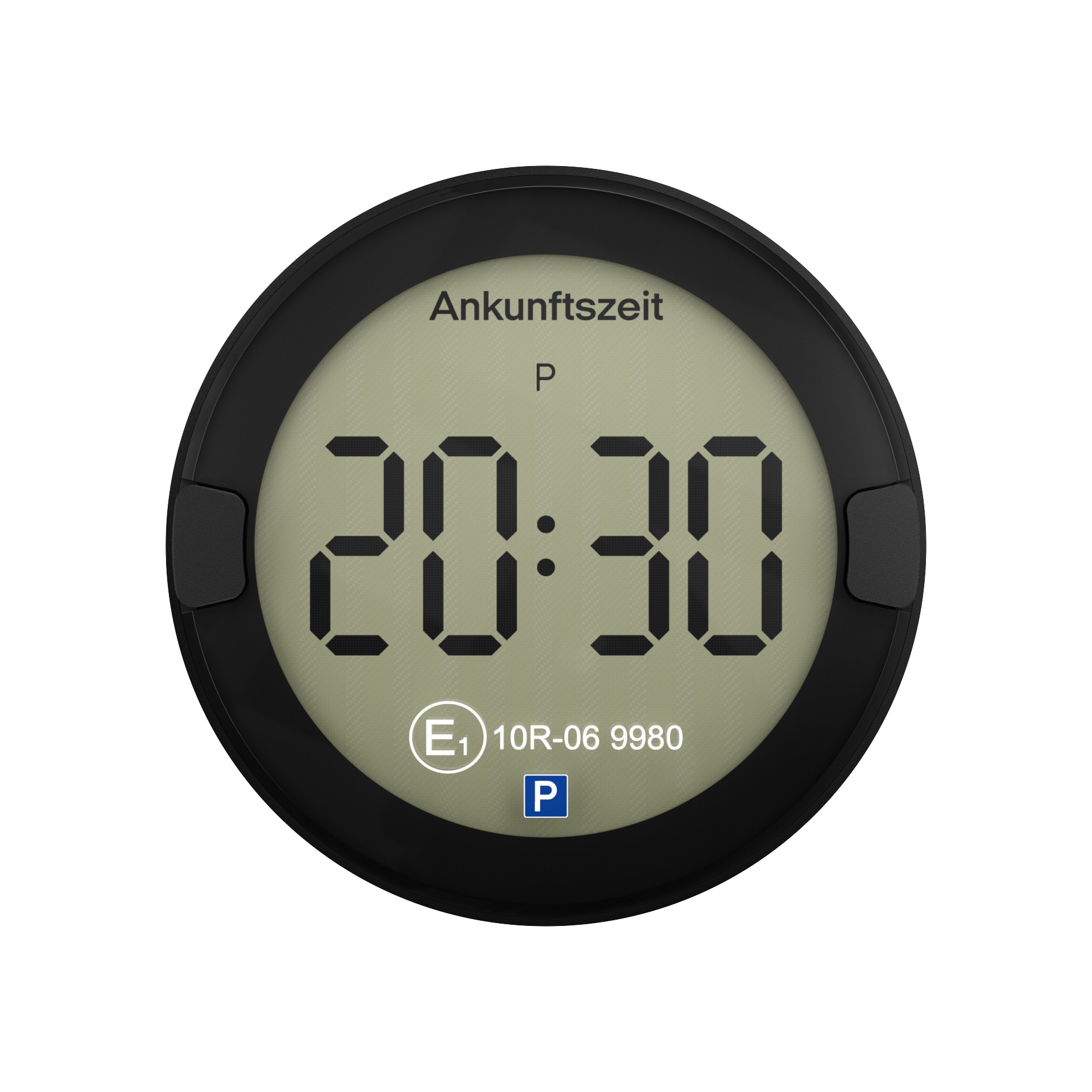 OOONO P-Disc N°2 light - Elektronische Parkscheibe mit Zulassung fürs Auto-vollautomatische Parkuhr