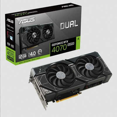 ASUS DUAL GeForce RTX 4070 Super 12GB Grafikkarte