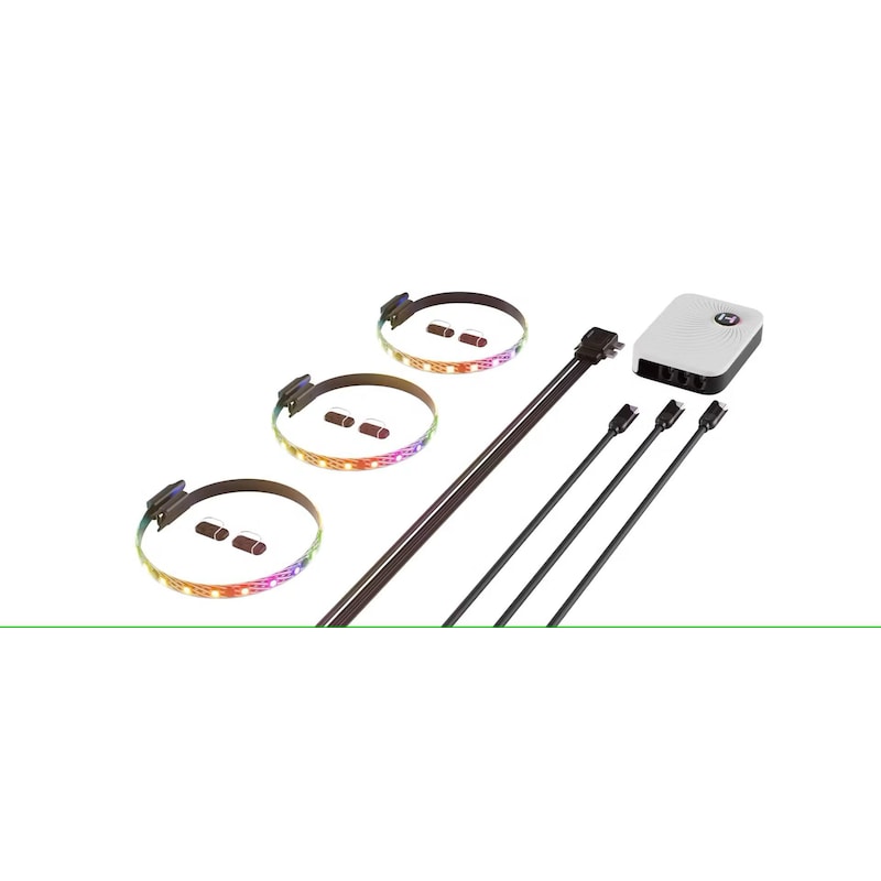 Light günstig Kaufen-HYTE LS10 qRGB Light Strips mit Controller. HYTE LS10 qRGB Light Strips mit Controller <![CDATA[• 20-Pixel qRGB Array • 7 Magnete • Nexus Link Type-C]]>. 