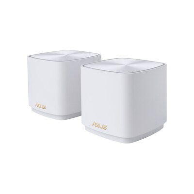 ASUS ZenWiFi XD4 Plus AX1800 Weiß 2er Set kombinierbarer Router Home Mesh WiFi 6 System