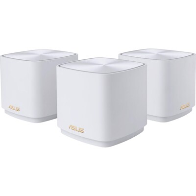 Set 8 günstig Kaufen-ASUS ZenWiFi XD4 Plus AX1800 Weiß 3er Set kombinierbarer Router Home Mesh WiFi 6 System. ASUS ZenWiFi XD4 Plus AX1800 Weiß 3er Set kombinierbarer Router Home Mesh WiFi 6 System <![CDATA[• WLAN RouterAccess Point • WLAN 802.11ax (bis zu 1200 