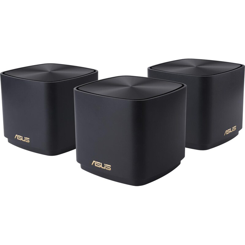 XD4 Plus günstig Kaufen-ASUS ZenWiFi XD4 Plus AX1800 3er Set Schwarz kombinierbarer Router Home Mesh WiFi 6 System. ASUS ZenWiFi XD4 Plus AX1800 3er Set Schwarz kombinierbarer Router Home Mesh WiFi 6 System <![CDATA[• WLAN RouterAccess Point • Wi-Fi 6 (bis zu 1200 MBit/s) Mesh-F