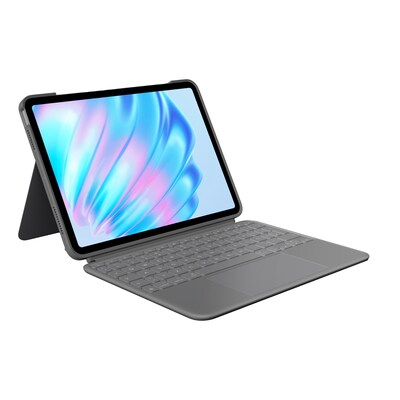 Logitech Combo Touch Tastatur-Case Grau für iPad Air 11" (M2), DE-Layout
