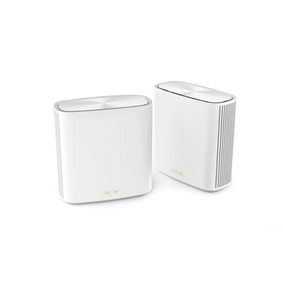ASUS ZenWiFi XD6 AX5400 2er Set Weiß kombinierbarer Router Home Mesh WiFi 6 System