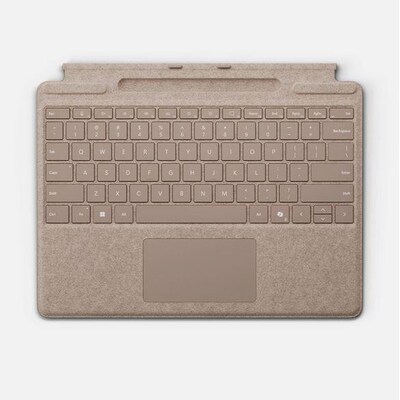 Microsoft Surface Pro Keyboard mit Stiftaufbewahrung dune