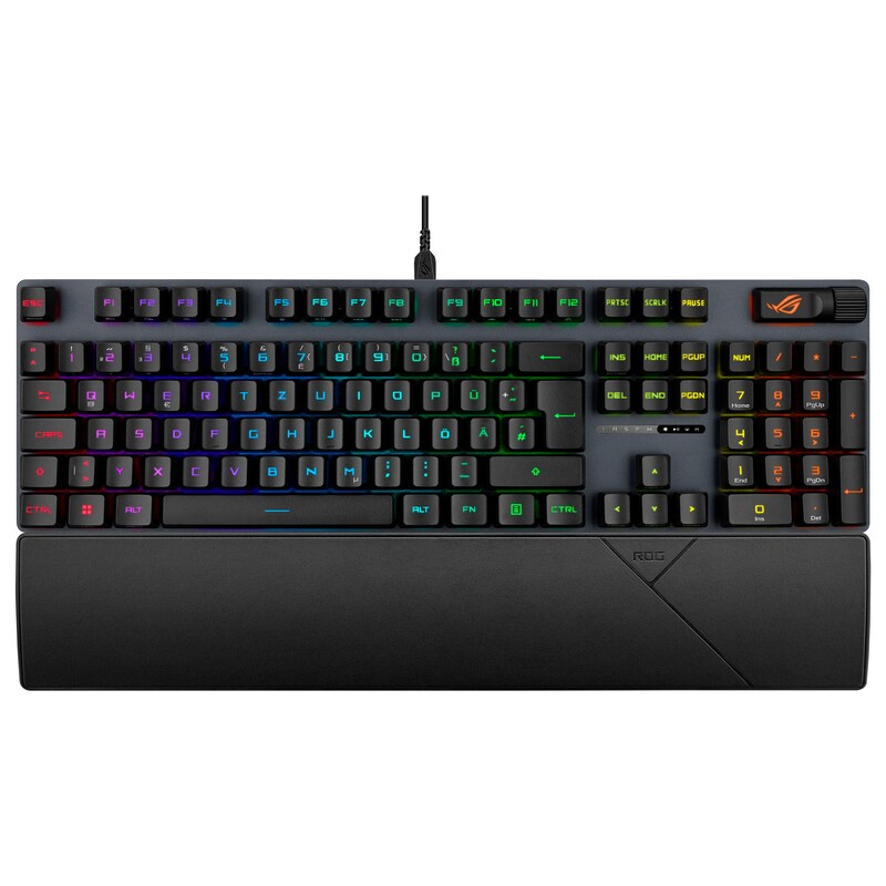CO Z günstig Kaufen-ASUS ROG STRIX SCOPE II RX Gaming Tastatur - AURA Sync RGB Beleuchtung. ASUS ROG STRIX SCOPE II RX Gaming Tastatur - AURA Sync RGB Beleuchtung <![CDATA[• ROG RX optische Switches: Vorgeölte RX Red-Switches • IP57-zertifiziert • PBT / UV-beschichtete ABS-T
