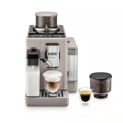 Get To günstig Kaufen-DeLonghi EXAM440.55.BG Rivelia Sand Beige Kaffeevollautomat. DeLonghi EXAM440.55.BG Rivelia Sand Beige Kaffeevollautomat <![CDATA[• 8,9cm (3,5