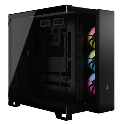 Gaming 5 günstig Kaufen-Corsair 6500X iCUE LINK RGB Schwarz Midi Tower ATX Gaming Gehäuse. Corsair 6500X iCUE LINK RGB Schwarz Midi Tower ATX Gaming Gehäuse <![CDATA[• ATX Gaming Gehäuse mit High-Airflow Front-Panel • Schwarz • Abmessungen (L × B × H): 481mm x