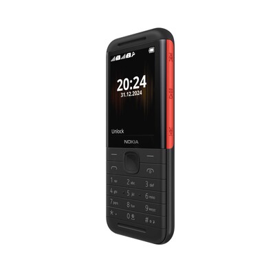 Schwarz&Gold günstig Kaufen-Nokia 5310 Black/Red (2024). Nokia 5310 Black/Red (2024) <![CDATA[• Farbe: Schwarz/Rot • interner Speicher: 0.016GB, Betriebssystem: Proprietaer • Übertragung: Bluetooth 5.0 • Akkuleistung: 1450 - Gesprächszeit h • Displaygröße in cm: 7.1 cm