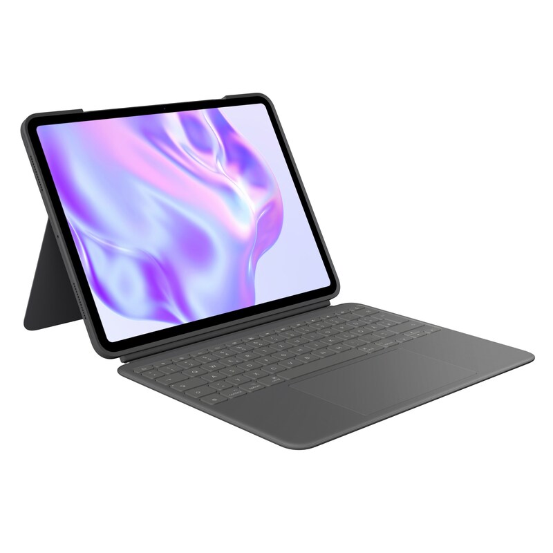 Logitech Combo Touch Tastatur-Case Grafit für iPad Pro 13" (M4), DE-Layout