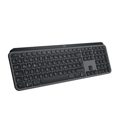 Logitech MX Keys S Graphite - Kabellose Tastatur, US-Layout (Qwerty)