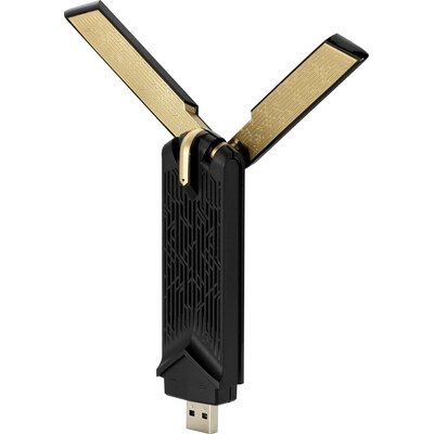 WLAN N günstig Kaufen-ASUS USB-AX56 Dual-Band AX1800 USB-WLAN-Adapter ohne Stand. ASUS USB-AX56 Dual-Band AX1800 USB-WLAN-Adapter ohne Stand <![CDATA[• USB-WLAN-Adapter • WLAN 802.11abgnacax • Übertragungsgeschwindigkeit bis zu 1800Mbit/s • Unterstützt WPA3-Security 