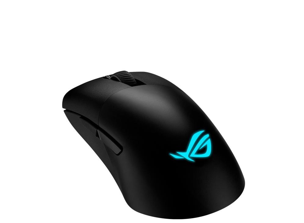 ASUS ROG Keris Wireless Aimpoint RGB Gaming-Maus Schwarz kabelgebunden / kabellos (Funk) für Rechtshänder