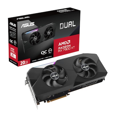 AS 7 günstig Kaufen-ASUS Dual Radeon RX 7900XT OC Edition Grafikkarte 20GB GDDR6 HDMI/3xDP. ASUS Dual Radeon RX 7900XT OC Edition Grafikkarte 20GB GDDR6 HDMI/3xDP <![CDATA[• AMD Radeon RX 7900 XT - RDNA 3 Architektur • 20 GB GDDR6-RAM (320 bit Speicherinterface) • Core