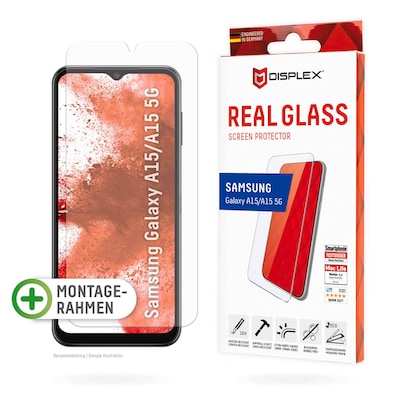 10 5G günstig Kaufen-DISPLEX Real Glass Samsung Galaxy A15/A15 5G. DISPLEX Real Glass Samsung Galaxy A15/A15 5G <![CDATA[• Displayschutzglas für Samsung Galaxy A15/A15 5G • Kratzer-resistent dank extrem hartem „tempered Glass“ (10H) • High-Tech Anti-Fingerprint Bes