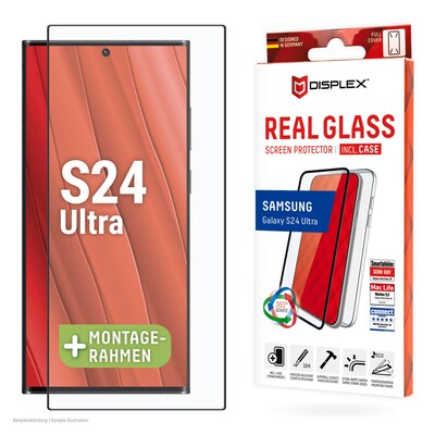 Samsung S24 günstig Kaufen-DISPLEX Real Glass + Case Samsung Galaxy S24 Ultra. DISPLEX Real Glass + Case Samsung Galaxy S24 Ultra <![CDATA[• Displayschutzglas für Samsung Galaxy S24 Ultra • Kratzer-resistent dank extrem hartem „tempered Glass“ (10H) • High-Tech Anti-Fing