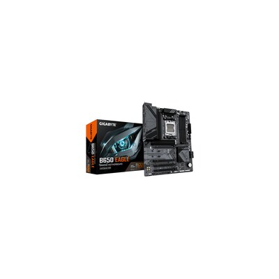 MHz 7 günstig Kaufen-GIGABYTE B650 EAGLE ATX Mainboard Sockel AM5 HDMI/DP. GIGABYTE B650 EAGLE ATX Mainboard Sockel AM5 HDMI/DP <![CDATA[• ATX Mainboard, Sockel AM5, • AMD B650 Chipsatz • 192 GB max. RAM, DDR5, bis zu 7600 MHz, 4 Steckplätze • 1x HDMI, 1x DP, 4x USB 