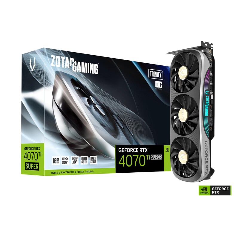 ZOTAC GAMING GeForce RTX 4070Ti Super Trinity OC 16GB GDDR6X Grafikkarte