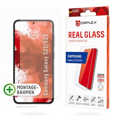 1 2 3  günstig Kaufen-DISPLEX Real Glass Samsung Galaxy S22/S23. DISPLEX Real Glass Samsung Galaxy S22/S23 <![CDATA[• Displayschutzglas für Samsung Galaxy S22/S23 • Kratzer-resistent dank extrem hartem „tempered Glass“ (10H) • High-Tech Anti-Fingerprint Beschichtung