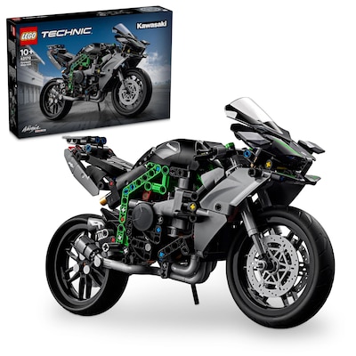 Kinder Motorrad günstig Kaufen-LEGO® Technic Kawasaki Ninja H2®R Motorrad (42170). LEGO® Technic Kawasaki Ninja H2®R Motorrad (42170) <![CDATA[• LEGO® Technic Set • enthält 643 Teile • Altersempfehlung des Herstellers: ab 10 Jahren • Nicht für Kinder unte